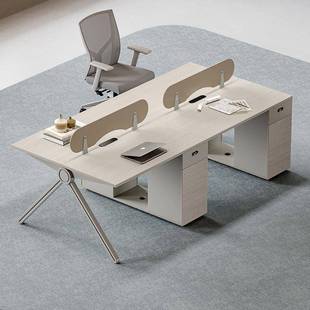 迪欧家具腾云顶格系列台式 简约桌面创意桌屏设计卡位带锁办公桌