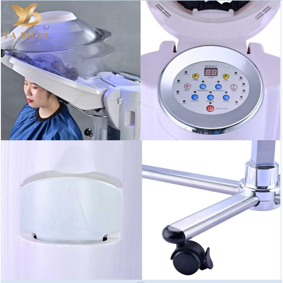 七色灯焗油机美发护发营养家用发廊加热帽蒸汽加湿器