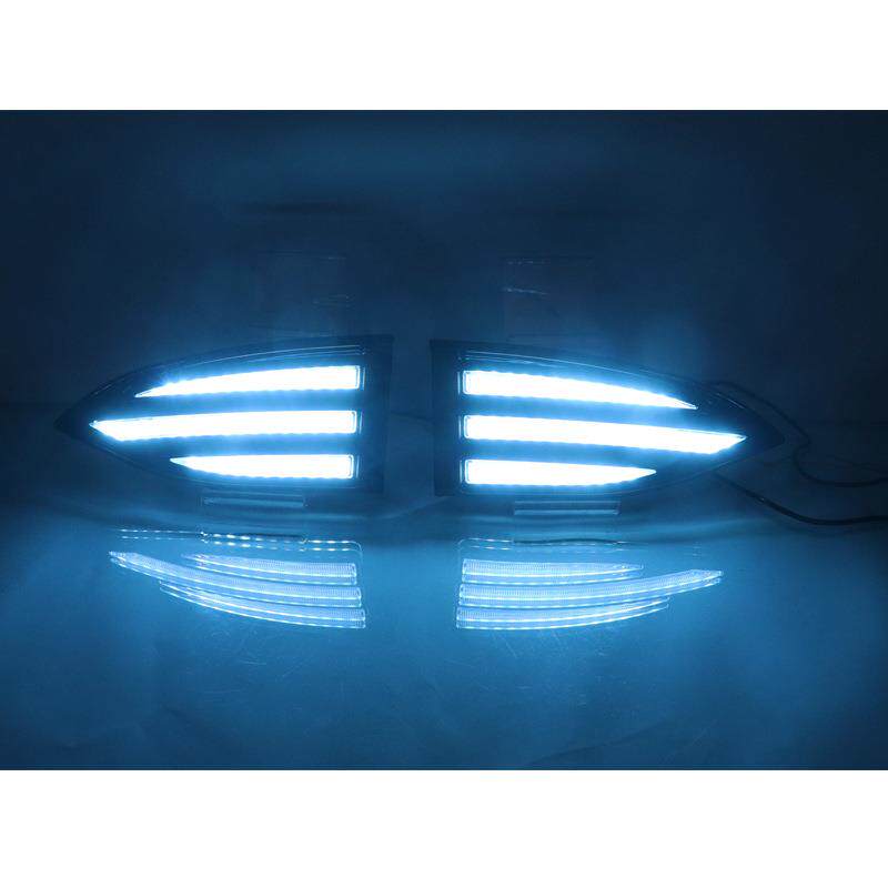 适用于21-22款马自达CX-5日行灯改装cx5转向流水LED日间行车灯