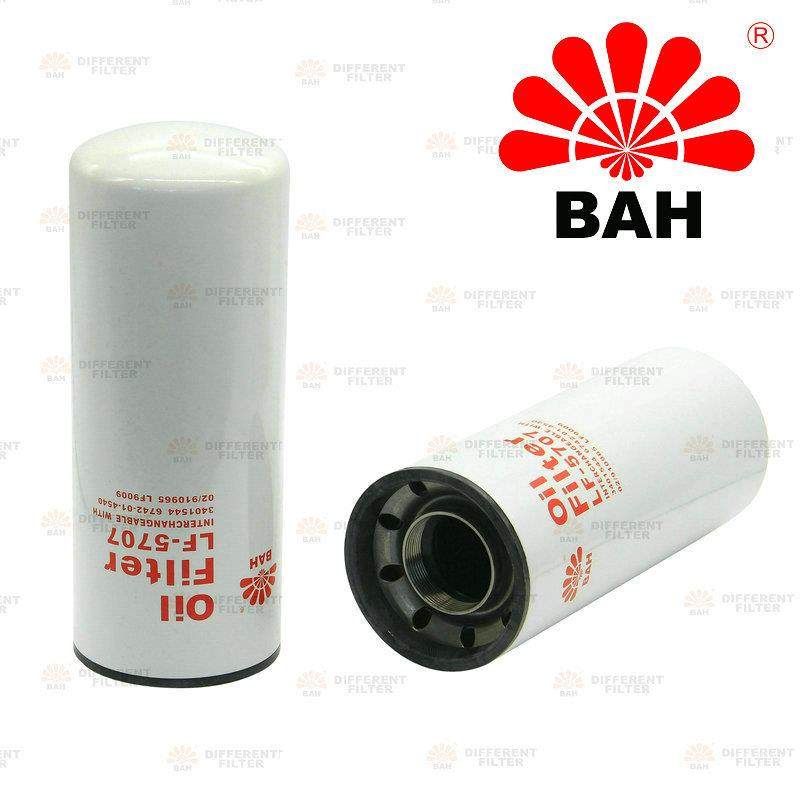 进口滤纸LF-5707机油滤芯6742-01-4540LF9009BD7309