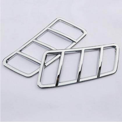 适用于奔驰ML，GLE，GL,GLS机盖出风口装饰框镀铬2件套