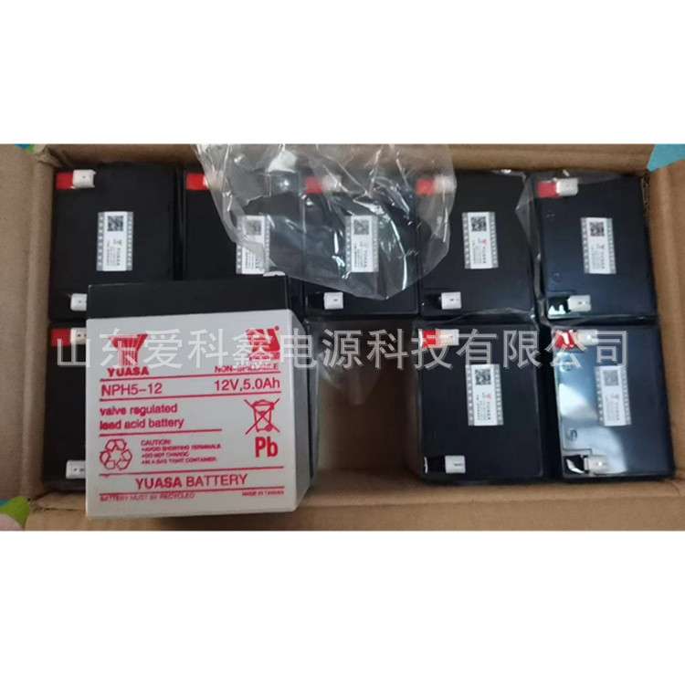 YUASA汤浅蓄电池 NPH5-12 12v5ah 电子秤音响仪器免维护电池