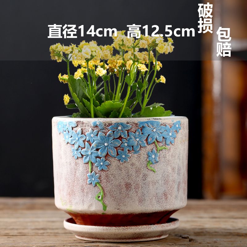 新疆包邮花盆陶瓷特价清