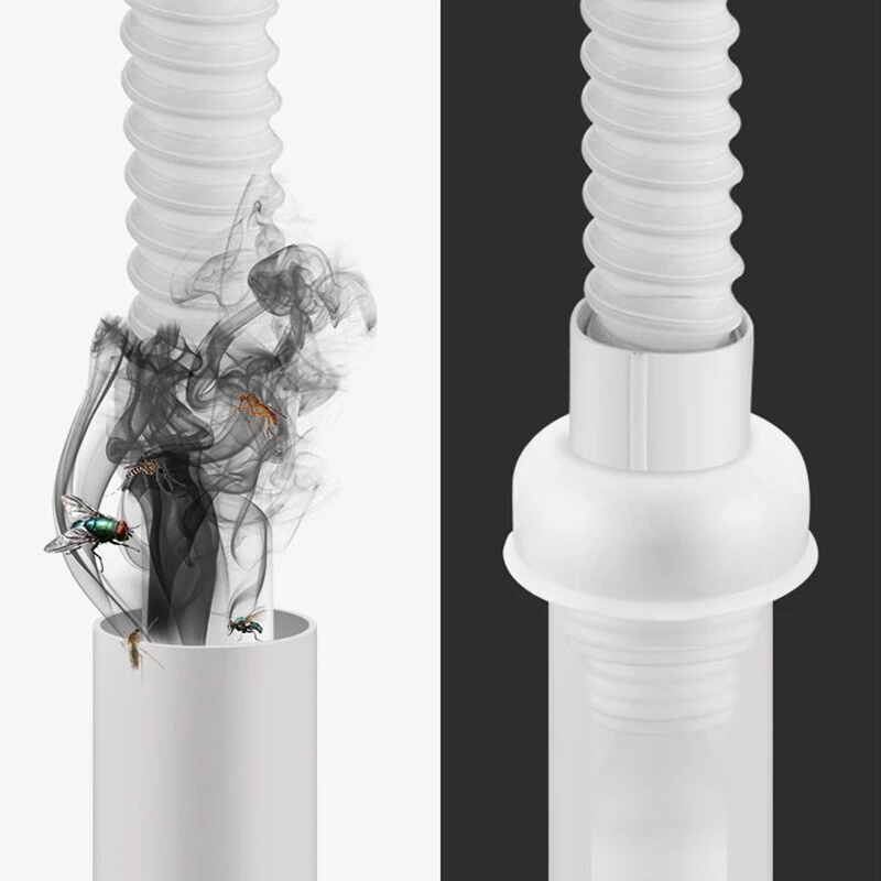 厨房下水管防臭密封圈洗手盆神器下水管道排套P堵硅胶防臭塞封口