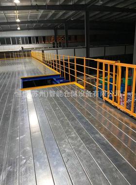 苏州工厂可卸阁楼平台架无焊大接BHT型钢拆平台库装房组平台架