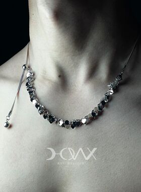 HOWX好诶 · Autumntime系列 · 钛钢可调节爱心拨片项链