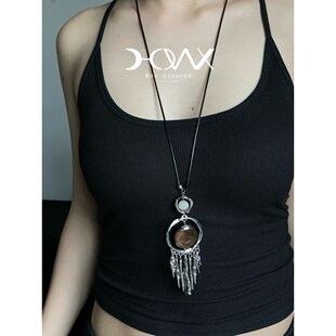 HOWX · Alien-Relics系列 · Original_羽冠神隐 rope necklace
