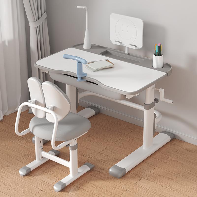 小学生简约写字作业书桌儿童学习桌家用小孩课桌椅可升降桌子套装
