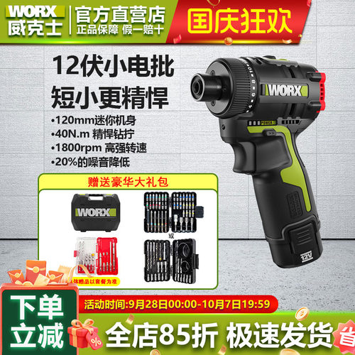 威克士12V40N.M小型手电钻