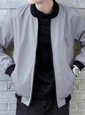 休闲FLK修夹克男春季206新款身轻奢潮流高秋端棒球服高级感男2士
