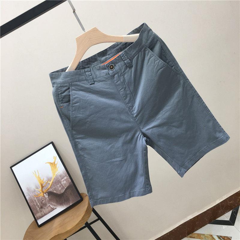 皮尔丹纯棉休短裤X30男士夏季新款商卡务休闲闲中正裤子装5五分裤