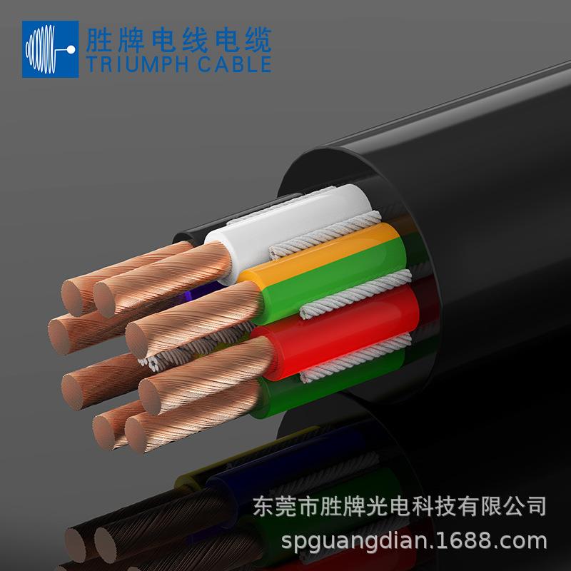 特殊弹性PVC反复运动机器人手臂TRVV2*0.75MM通信设备300万次柔性