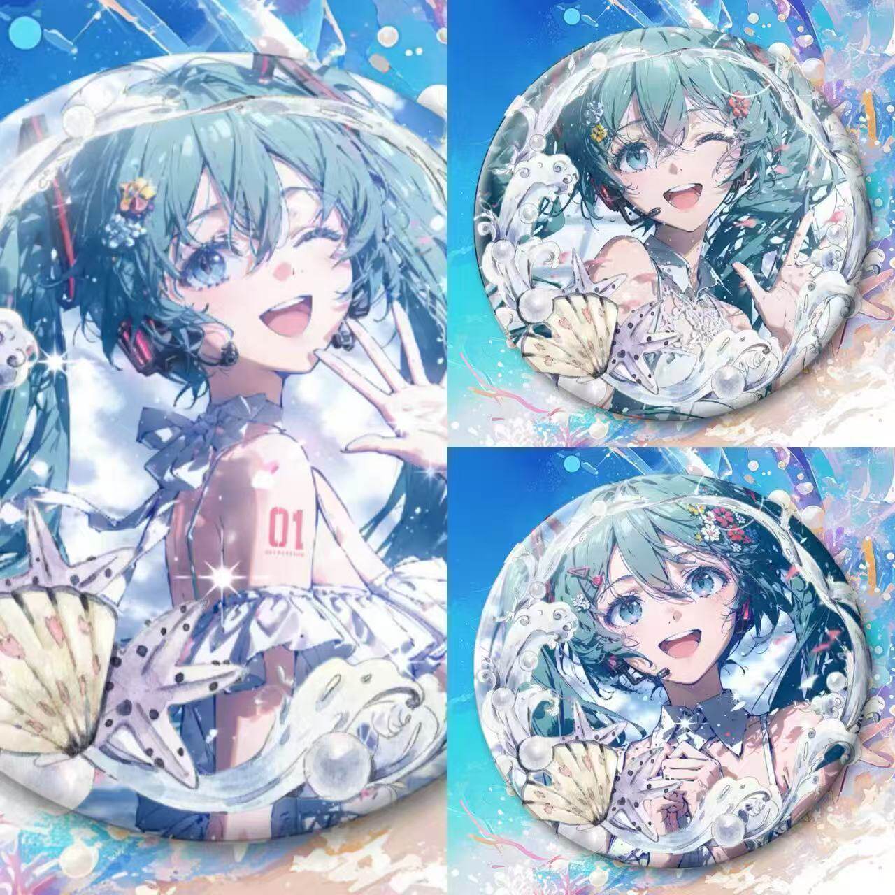蓝色初音未来周边二创吧