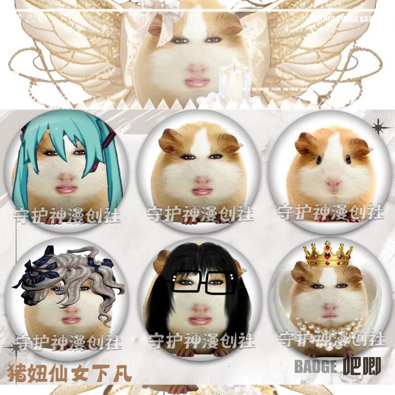 猪妞仙女下凡荷兰猪吧唧