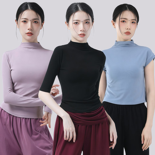 舞蹈服练功服上衣女新款舞衣形体