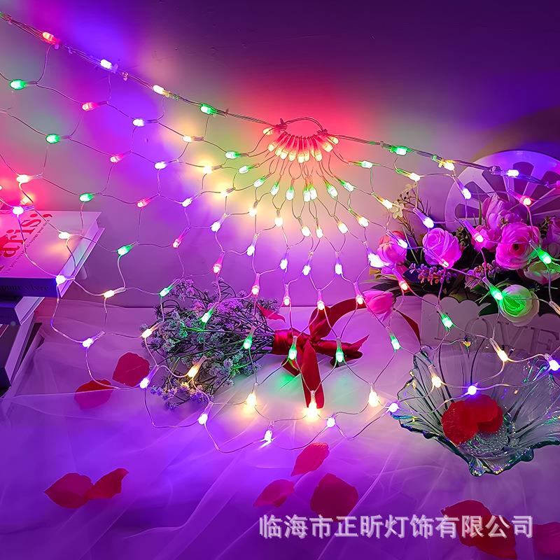 孔雀开屏ed灯l2FHS023新节庆串装饰灯串酒店公园户外防水彩款灯