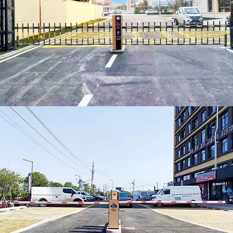 车牌识系车行高栅栏直杆道闸守小区停车场无人坚TS-1170自动收别