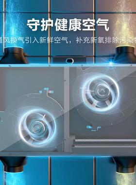工甲定制加新风系统除醛除霾杀DUT10菌净化空机气双向流新风商用