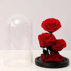 永生花大的王子玫瑰花红色00181真花送女友男朋友品盒礼生0日52礼