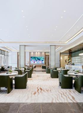 轻美奢现代售楼组处小圆桌容洽谈桌谈判一桌000666四椅院接待洽谈