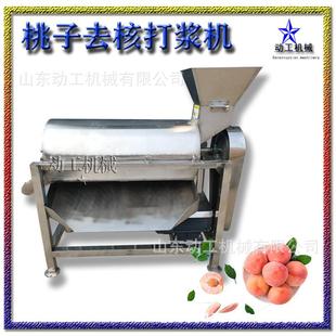 商用山楂去机JVO芭籽打 乐去籽去皮打浆双道桃子去核打浆机 浆机
