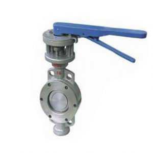 手对夹式硬密封蝶 D73H-1阀 硬6密封蝶阀 手动蝶阀 蝶柄阀