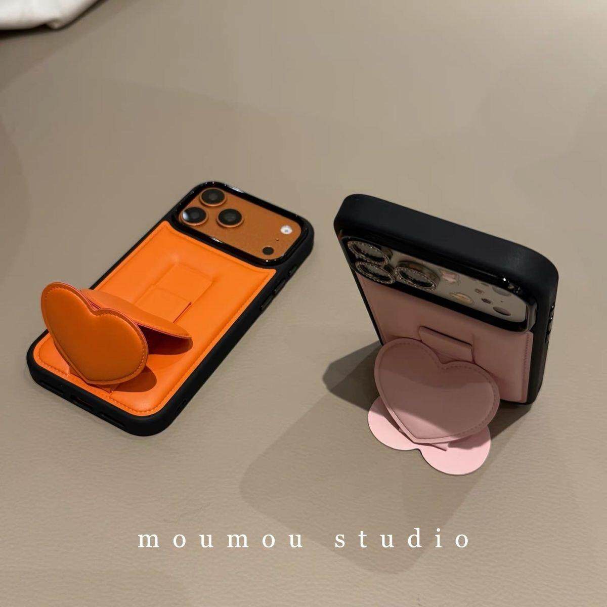 小众简约皮爱心手腕带支架适用iPhone17promax手机壳苹果16全包15,3C数码配件,手机保护套/壳,淘宝优惠券,粉丝福利购,淘宝优惠卷