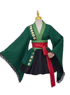 现货海贼王索隆cos服装索隆性转和服裙子cos卓洛两年后草帽cospl