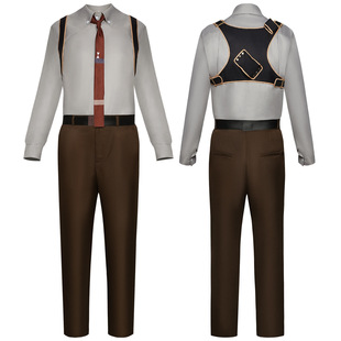 洛基cos服装万圣节洛基loki第二季男常服衬衣套装cosplay表演服装