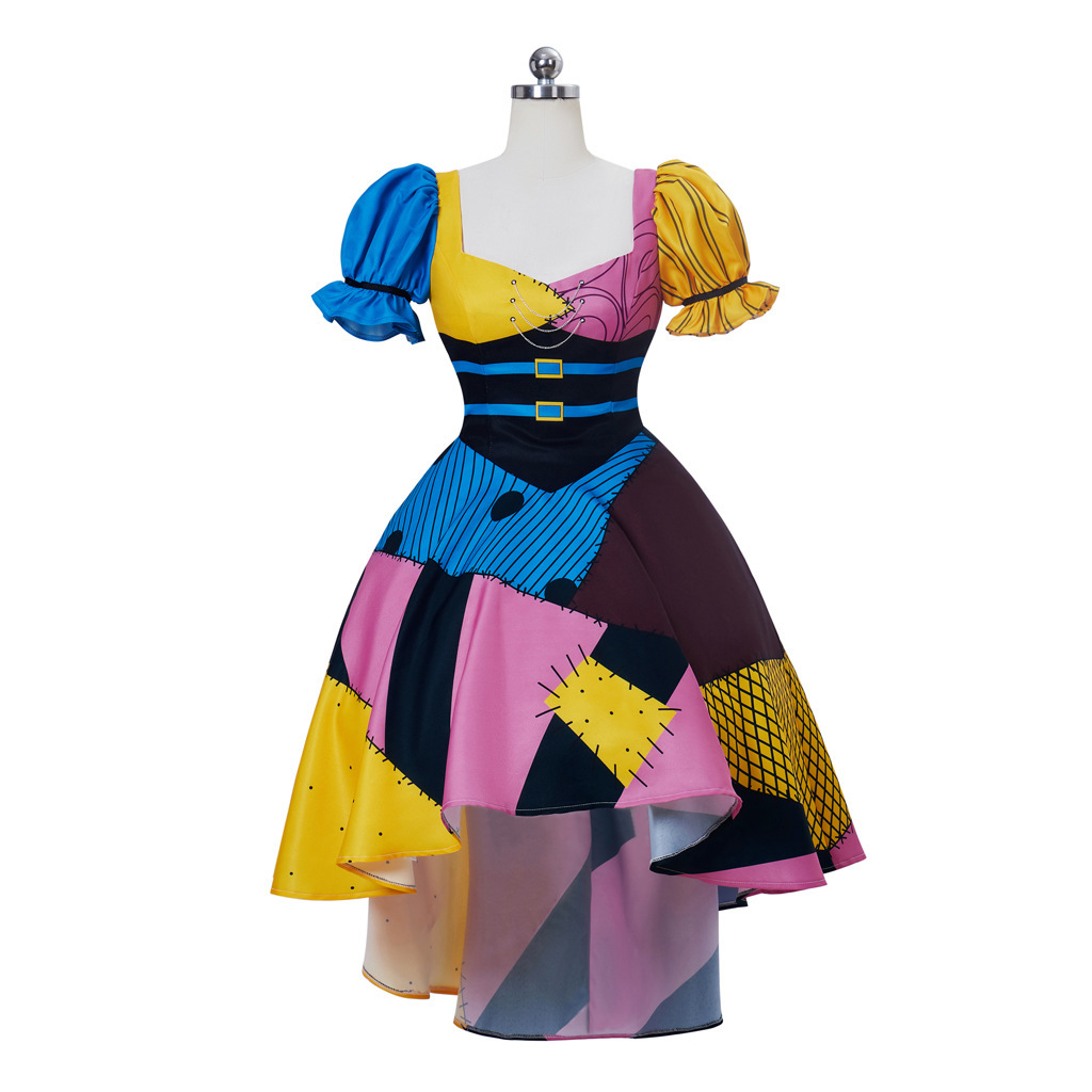 圣诞夜惊魂cos服莎莉斯凯灵顿cosplay动漫服装舞台表演服万圣节