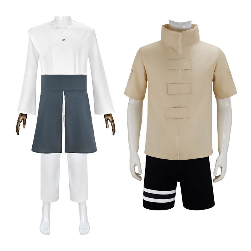 火影忍者cos服日向宁次cosplay服原创武士训练战斗少年服装扮演服