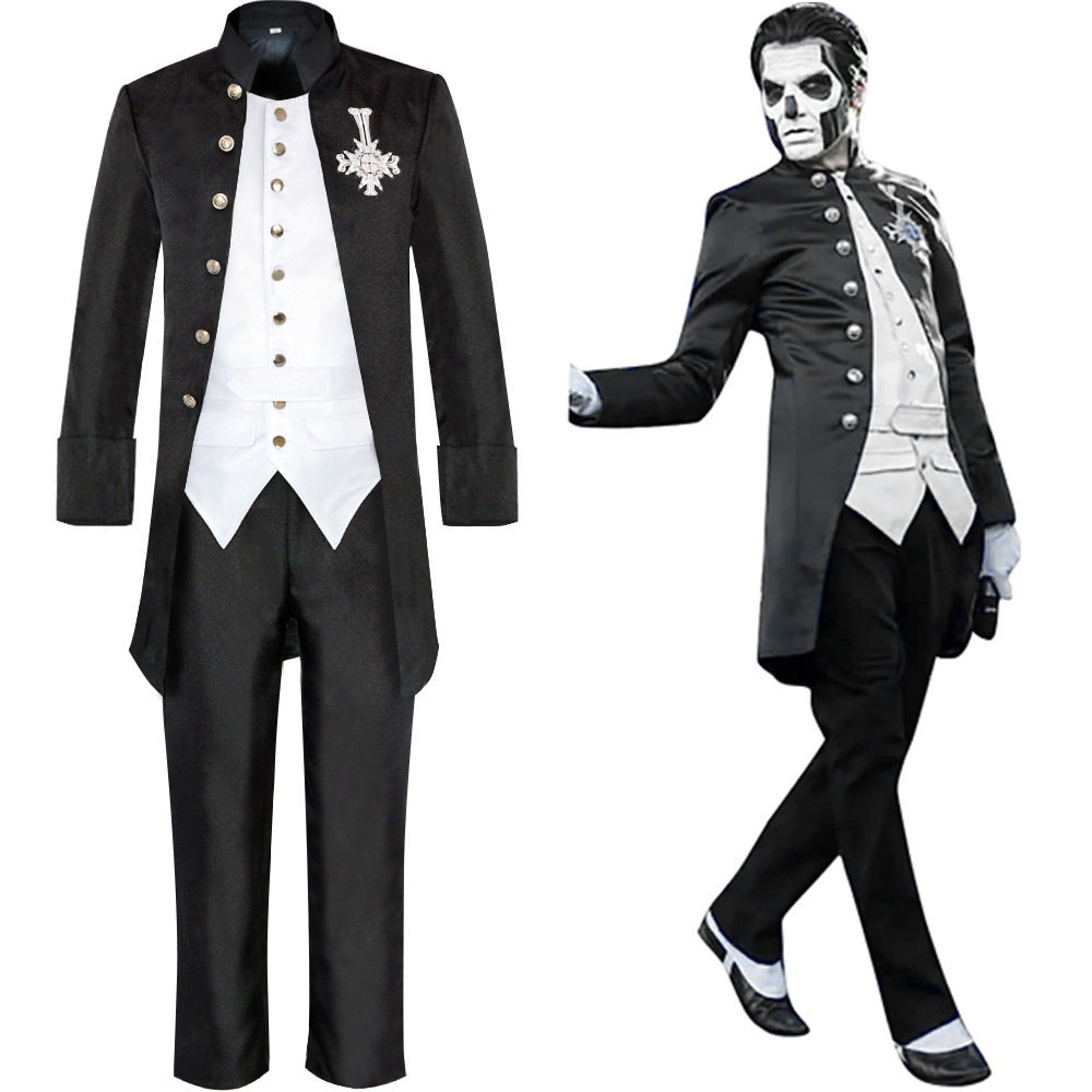 亚马逊跨境食人尸乐队cos服GhostB.C角色扮演cosplay服装全套
