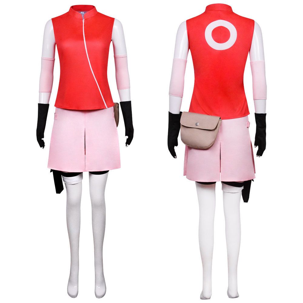 忍者服装疾风传春野樱cos服二次元动漫大码cosplay服装现货