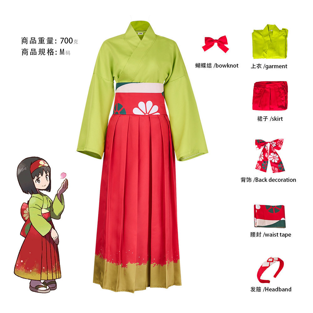 宝可梦大冒险莉佳的秘密森林cos服主题派对万圣节二次元cosplay