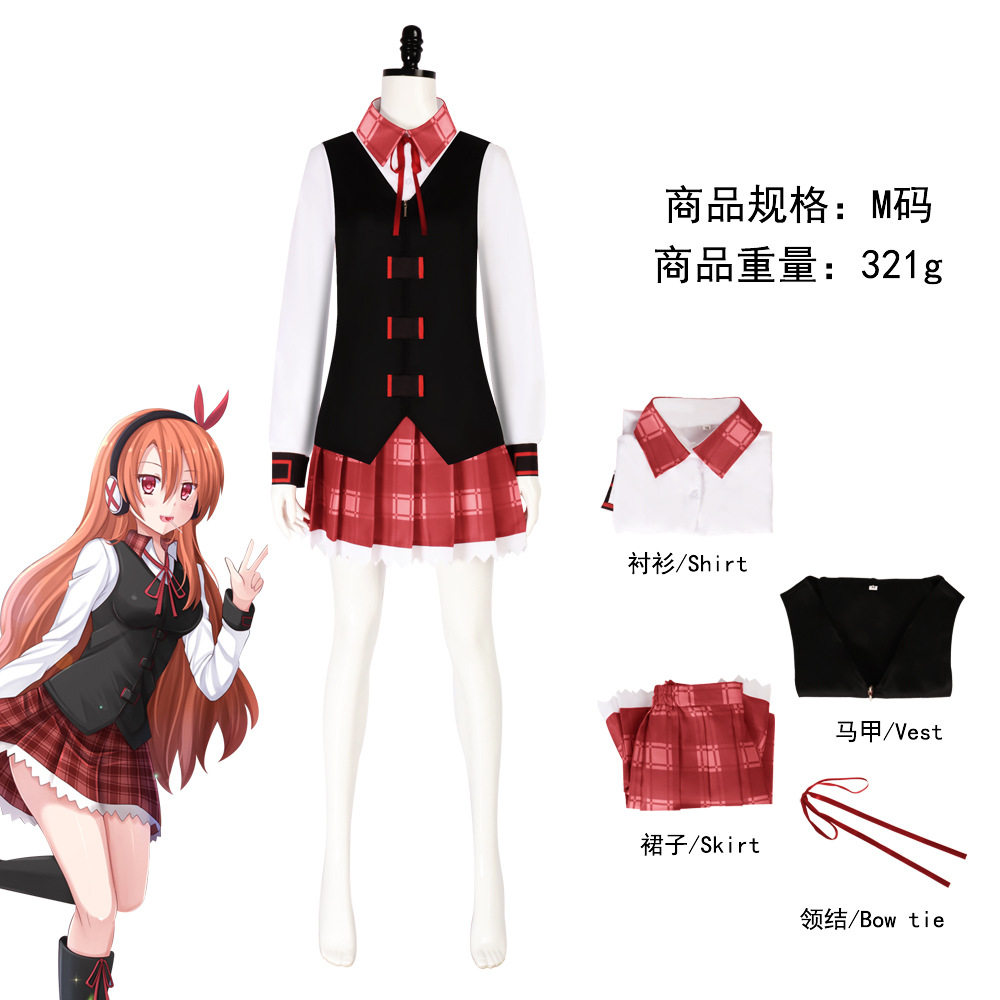 万圣节动漫斩·赤红之瞳切尔茜cos服cosplay角色扮演现货
