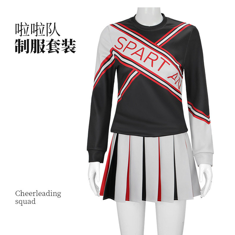 周六夜现场SNL斯巴达啦啦队服男女款制服套装角色扮演万圣舞台装