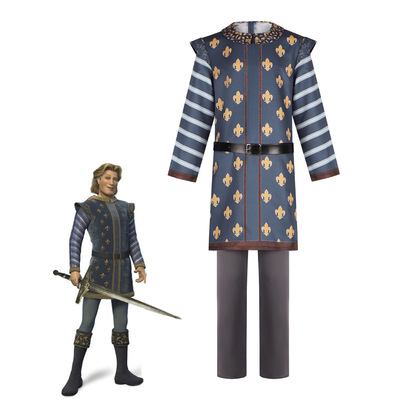 怪物史莱克王子查明cos服史莱克3角色扮演cosplay万圣节舞台表演