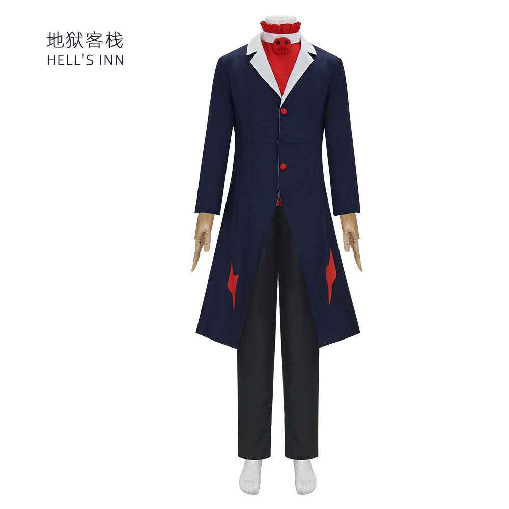 地狱客栈cosplay万圣节表演服Blitzo男女服装极恶老大cos服