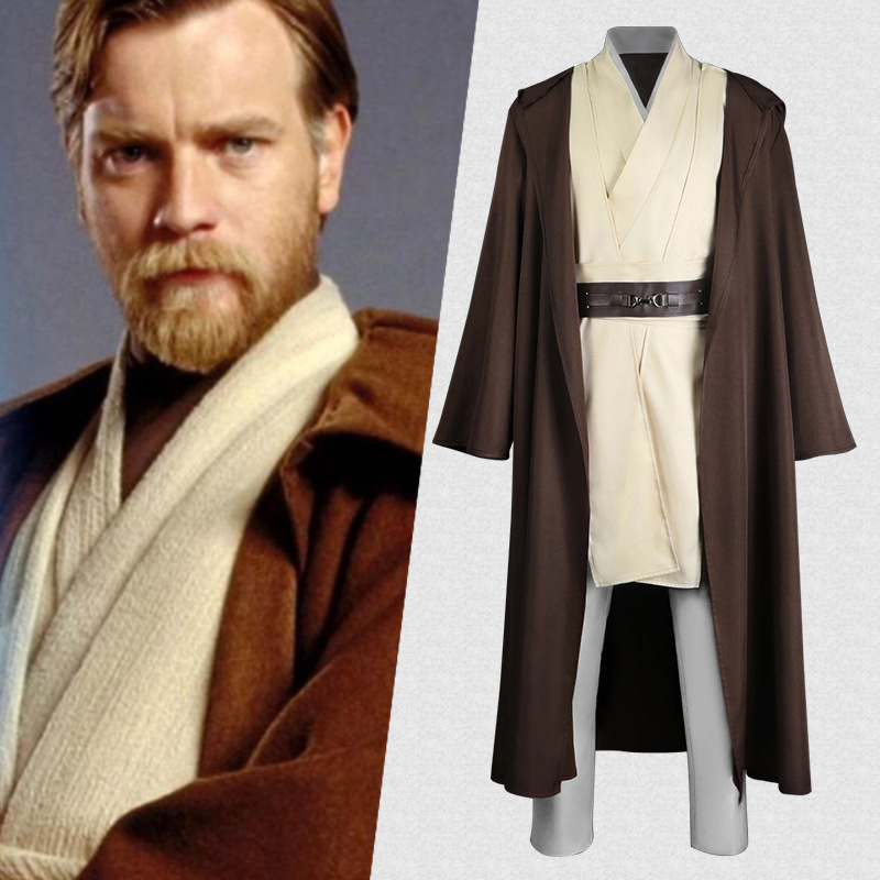 欧比旺cos服电影星战前传2：克隆人的进攻欧比旺·克诺比cosplay