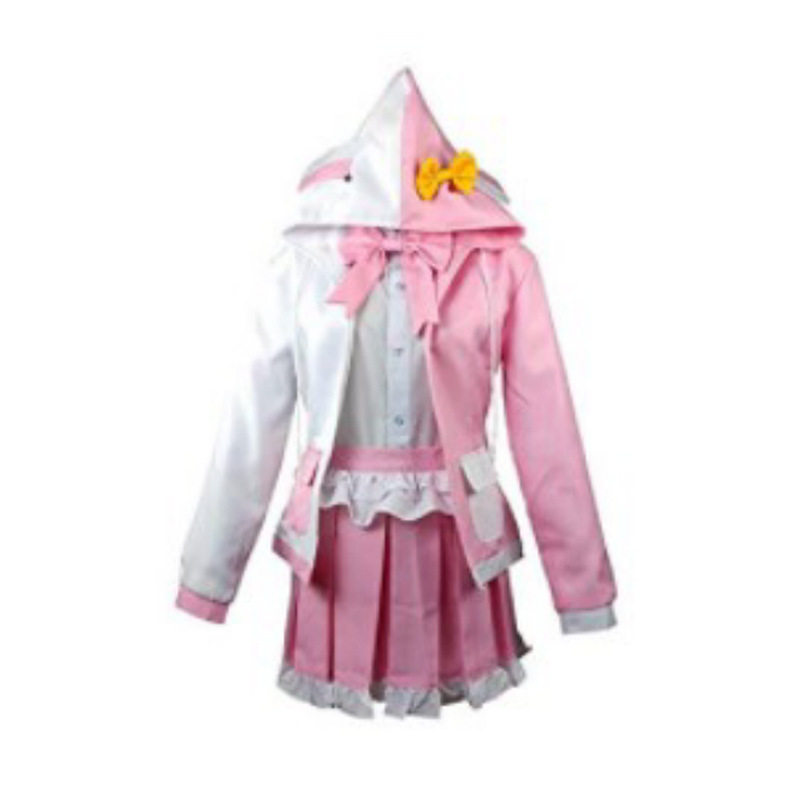 新弹丸论破cosplay兔美角色扮演服装粉白莫诺美cos服