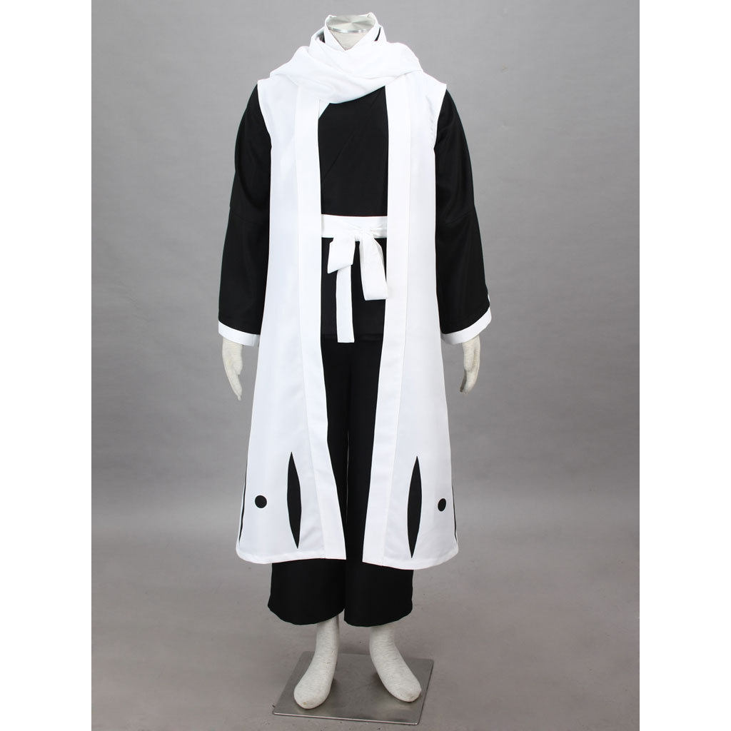 cosplay动漫服装死神-朽木白哉装3代-简化版六番队队长长袍
