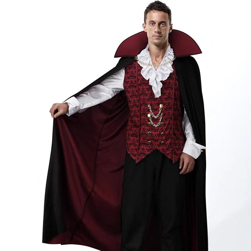 Draculaflow新款cos角色扮演万圣节吸血鬼王子cosplay表演服