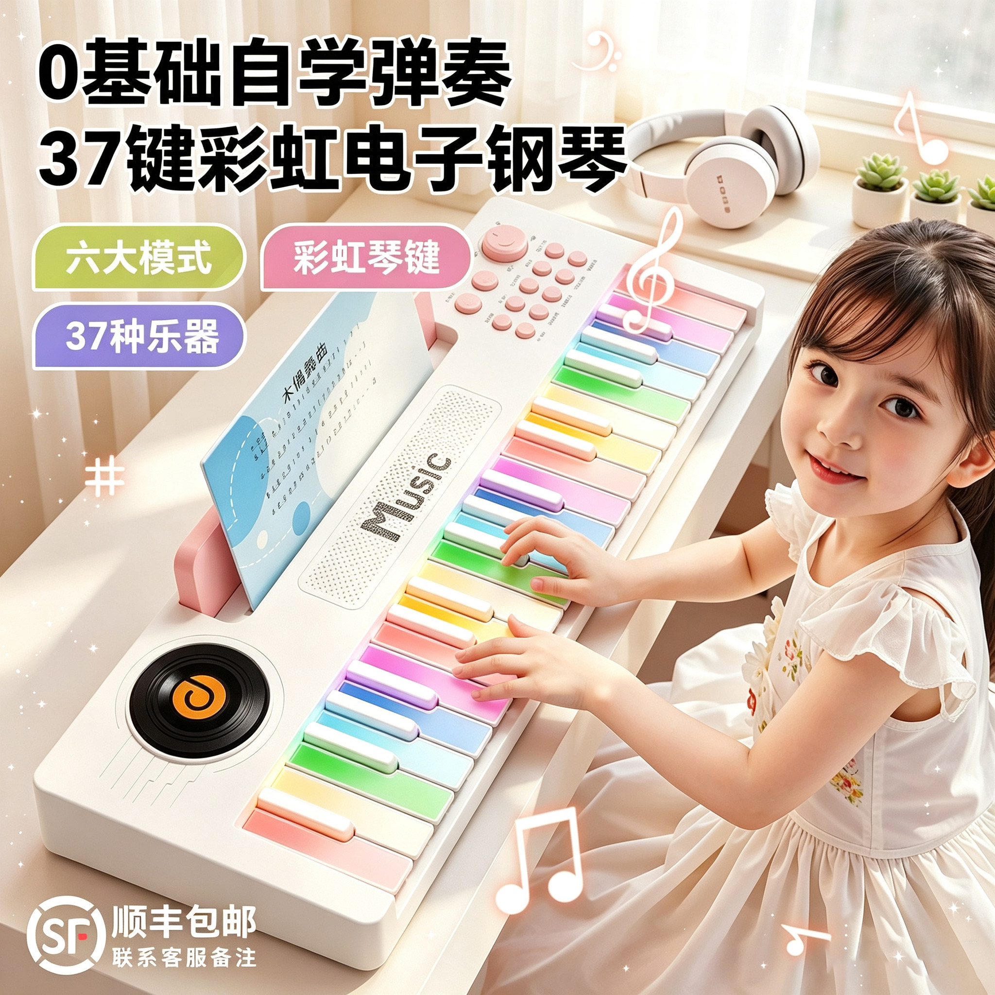 德国电子琴乐器可弹奏音乐玩具7