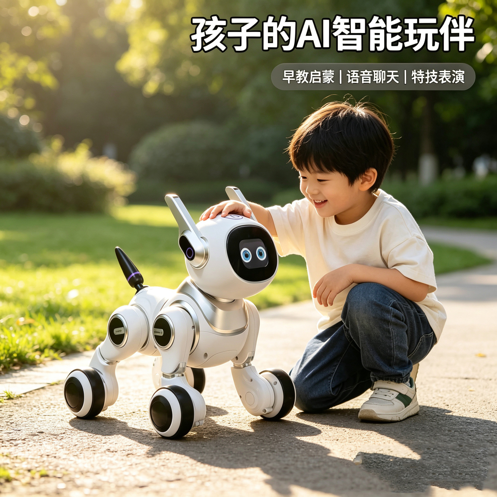 ai人工智能机器狗豆包对话机器人