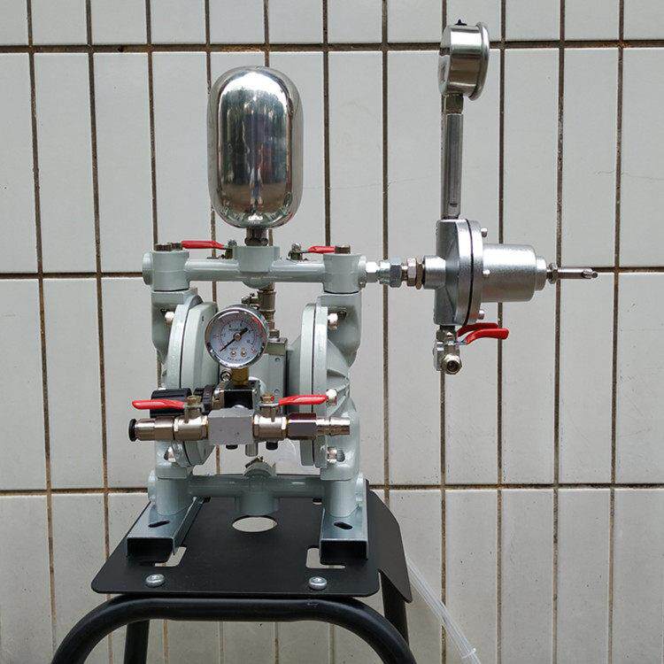 自动喷漆泵气动双隔膜泵喷涂稳压器阀喷枪油漆油墨涂料胶水泵1