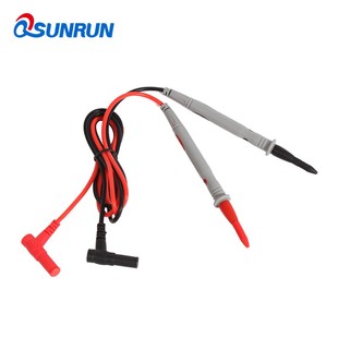 20A 1000V 通用阻燃硅胶线缆 CATIII 万用表20A特尖红黑双色表笔