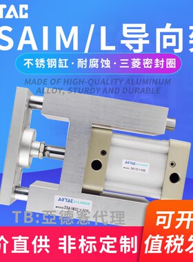 亚德客带支架气缸TSAIM/TSAIL32X40X50X63X80X100-1223456789500S