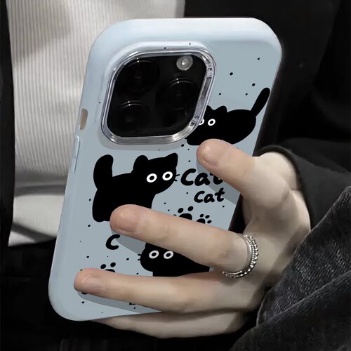 iPhone15硅胶日韩手机壳猫咪