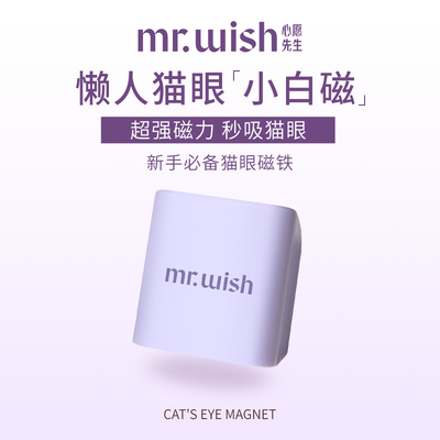 MR.WISH心愿先生懒人猫眼小白磁猫眼甲油胶专用新手快速猫眼磁铁