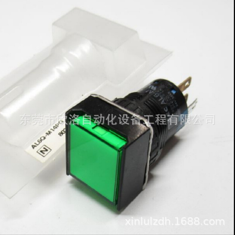 AL6系列方形安钮开关AL6Q-M14GC/M14RC/M14YC IDEC和泉按钮开关